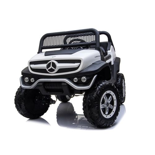 Licencirani auto na akumultor Mercedes Unimog 4x4 - bijeli slika 6