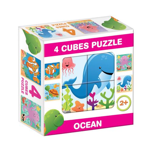 Puzzle / slagalice set od 4 kocki slika 2