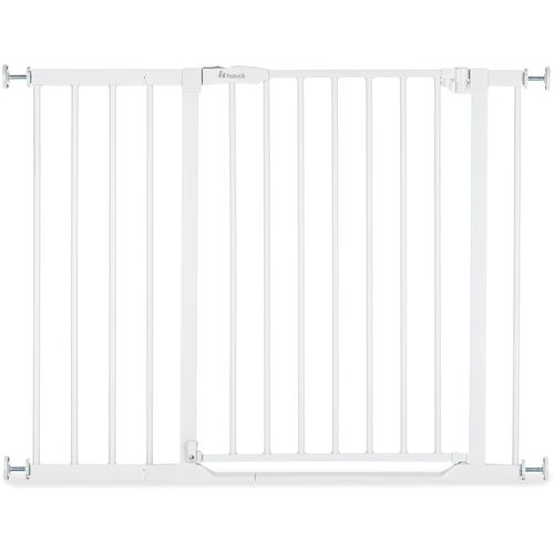 Hauck zaštitna ograda Clear Step 2 Set (75 - 80 cm) + 21cm uključenoga produžetka - Bijela slika 1
