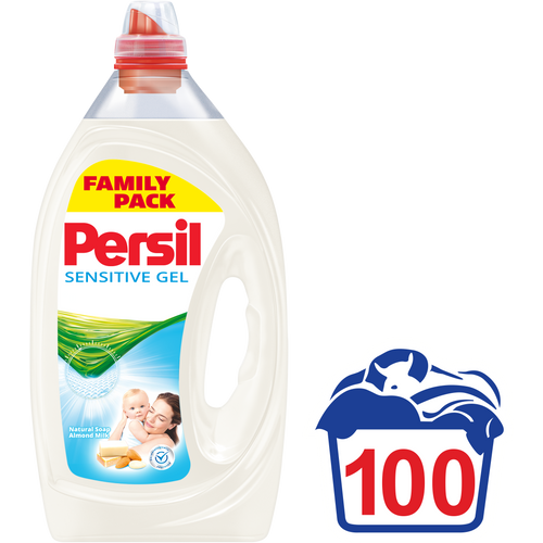 Persil Sensitive gel 100 pranja, XXL / 5l slika 1