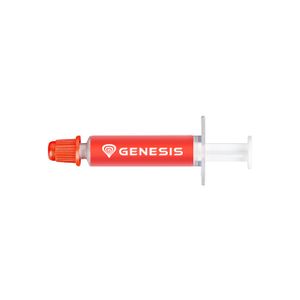 Natec NTG-1615 GENESIS SILICON 851, Thermal Grease, 0.5g capacity, Thermal conductivity 13.4 W/mK, Working Temperature -30°C to +250°C, Grey