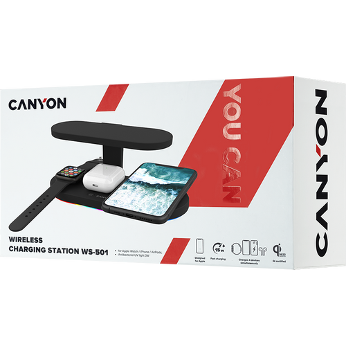 CANYON WS-501 5in1 Wireless charger slika 8