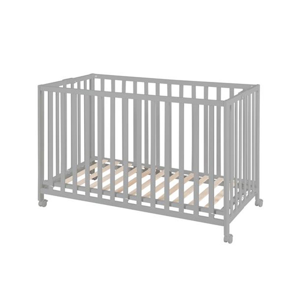  Roba Kids Sklopivi krevetac 60x120 cm, Sivi slika 2