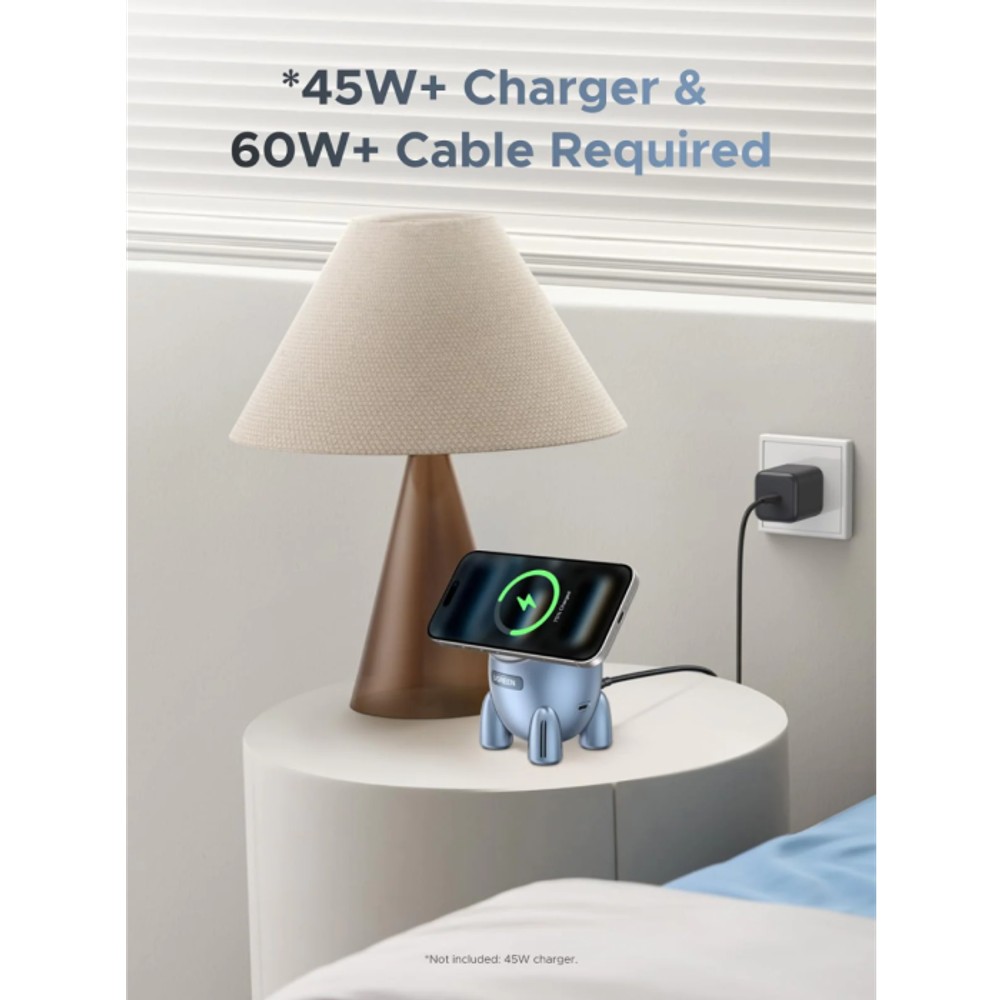 Ugreen 2-u-1 MagSafe bežični punjač Qi2 30W slika 8