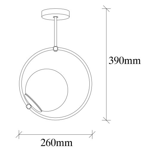 Opviq Luster GMN-000013 slika 7