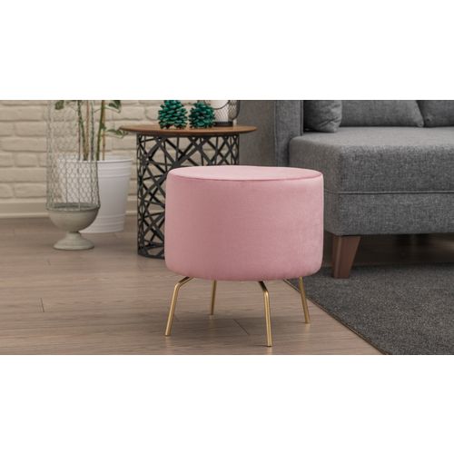 Atelier Del Sofa Tabure, Ružičasta Zlato, Octo - Pink slika 2