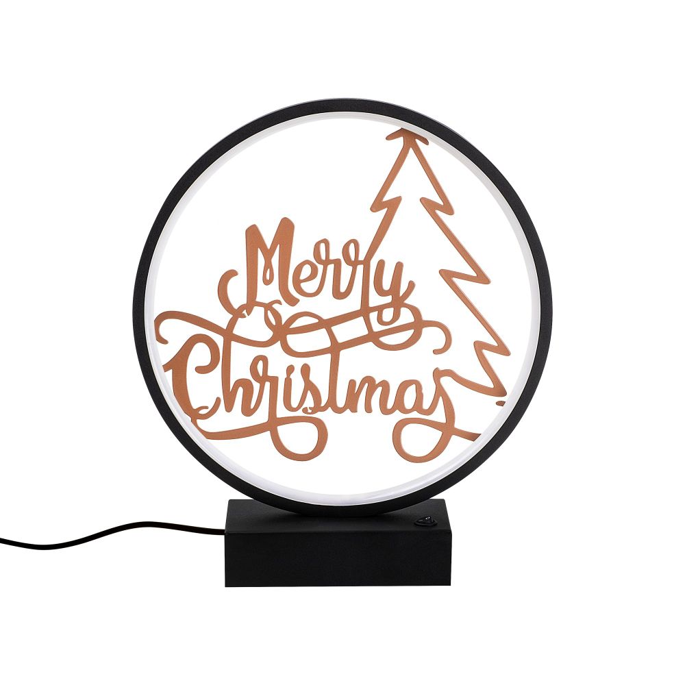 XMAS2 Crna i Bakrena Stočna Lampa slika 7