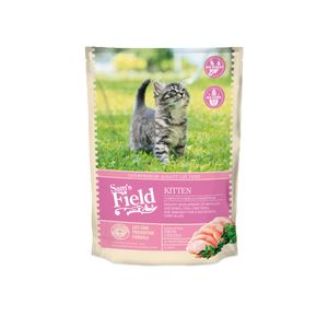 Sam's Field Cat Kitten sveža piletina, voće i povrće, potpuna suva hrana za mačiće 400g