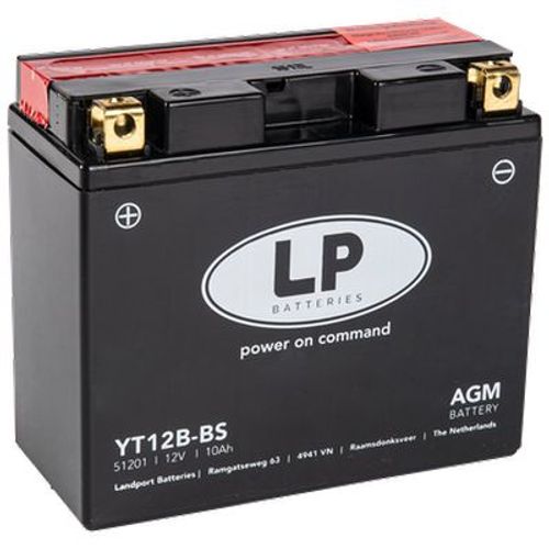 Akumulator za motocikl LANDPORT AGM 12 V 11 Ah +L slika 1