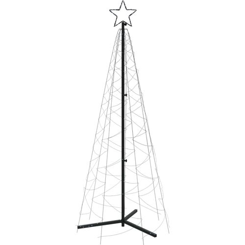 Stožasto božićno drvce hladno bijelo 200 LED žarulja 70x180 cm slika 2