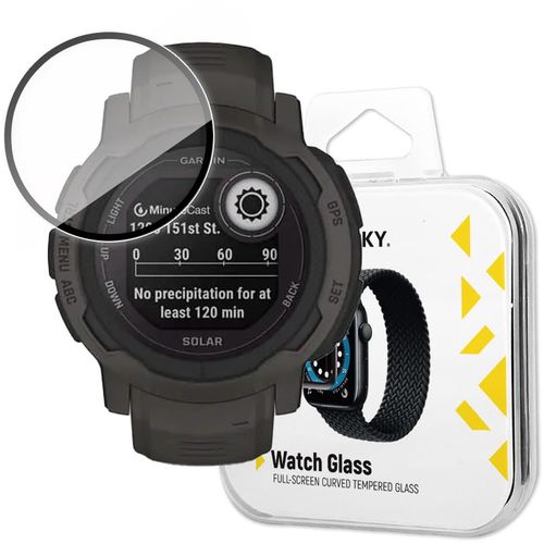 Wozinsky Watch Glass hibridno staklo za Garmin Instinct 2s crno slika 1