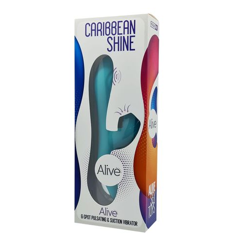 Rabbit vibrator Alive Caribbean Shine Blue slika 1