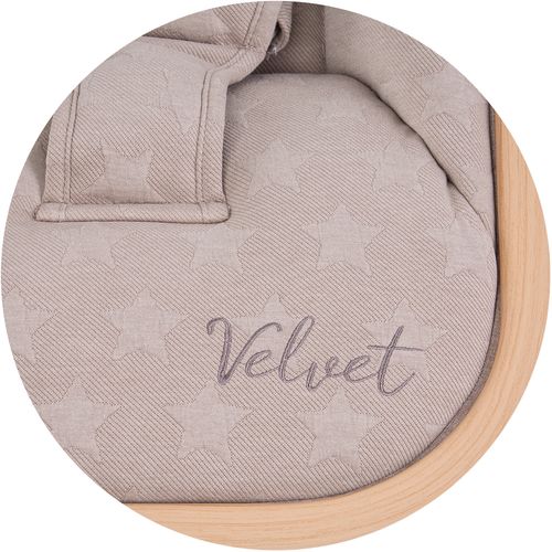 Chipolino ležaljka Velvet Sand + wood slika 5