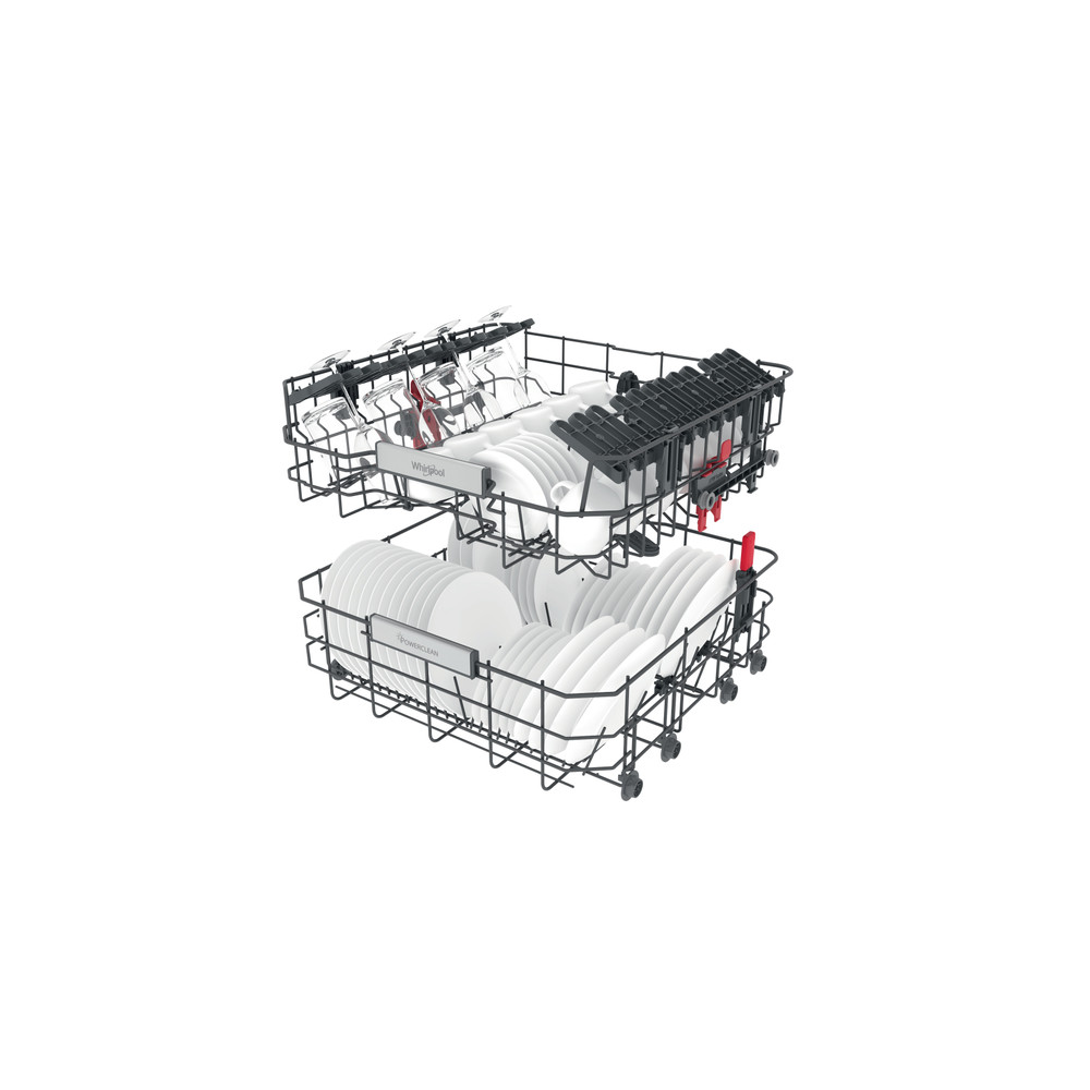 WHIRLPOOL Ugradbena mašina za suđe WIO 3T133 PLE / 14 setova, 60 cm slika 7