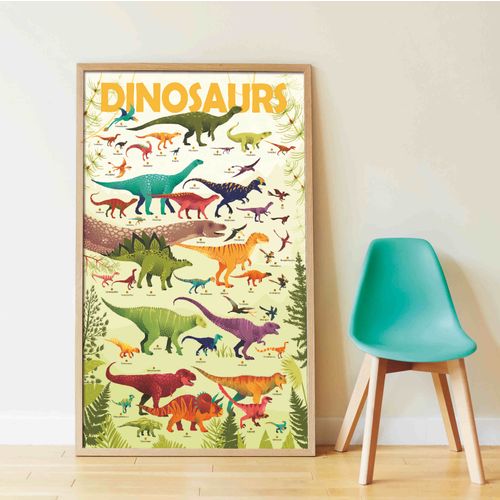 Poppik Edukativni poster s nalepnicama Otkrića: Dinosaurusa 5+ slika 2