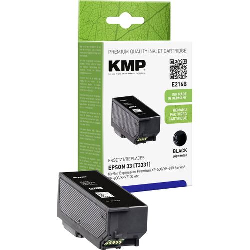 KMP tinta zamijenjen Epson T3331, 33 kompatibilan  crn E216B 1633,4801 slika 2