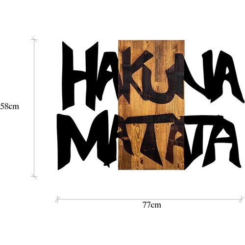 Hakuna Matata 5 Black
Light Walnut Decorative Wooden Wall Accessory slika 7