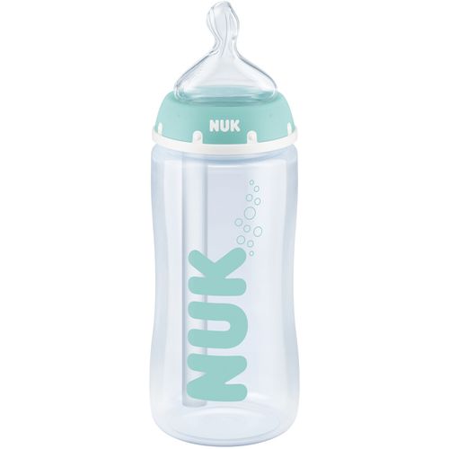 NUK plastična bočica s  pokazivačem temperature, 300 ml, silikon 10216293 slika 5