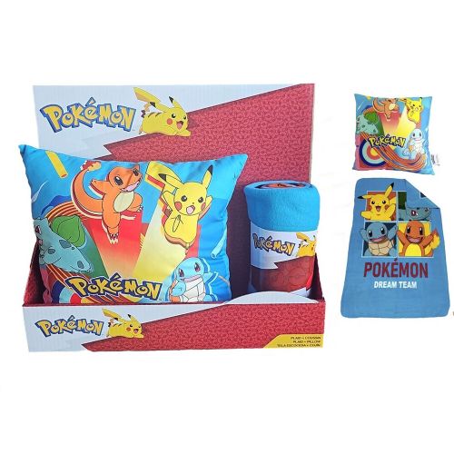 Pokemon pokrivač i jastučić set slika 1