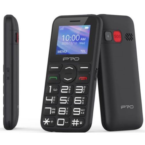 IPRO SENIOR F183 32MB, Mobilni telefon DualSIM, 3,5mm, Lampa, MP3, MP4, Kamera, Crni slika 2