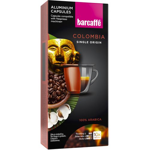 Barcaffe nespresso kapsule za kavu Colombia 55g, 10 kapsula slika 1