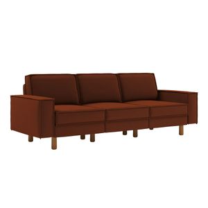 3-Sjedalna Sofa Sparrow Extra - boje: crvena pločica orah