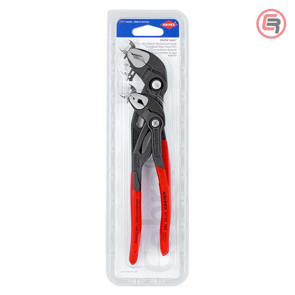 Knipex Set Kliješta Papige / Papagajke Cobra 180 i 250 mm / 2 dijelni – 00 31 20 V01 slika 1