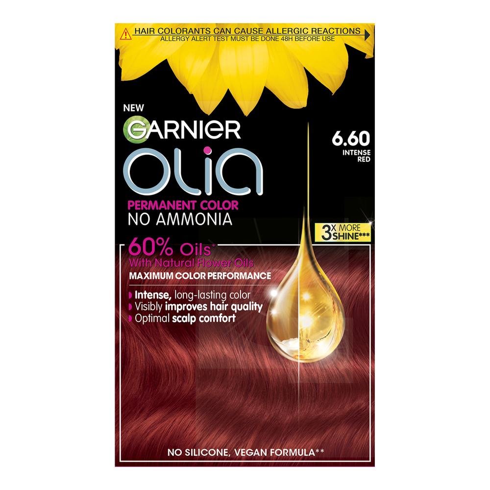 Garnier Olia 6.60 Intenzivno crvena boja za kosu slika 1