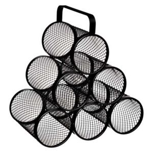 Five stalak za vino mayaj 6/1 28x18.5x25cm metal crna