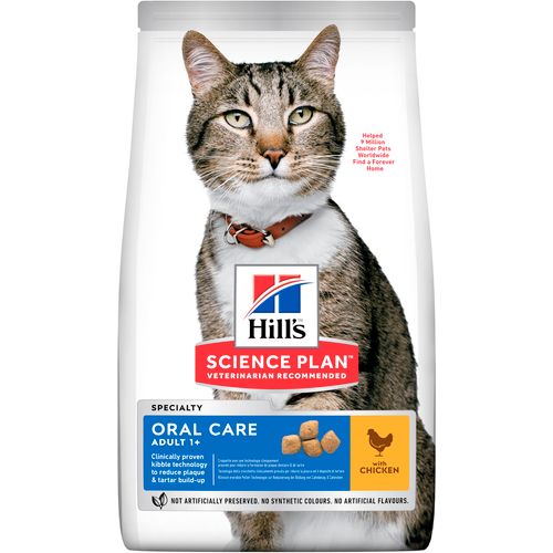 Hill's™ Science Plan Mačka Oral Care Adult s Piletinom, 1,5 kg slika 1