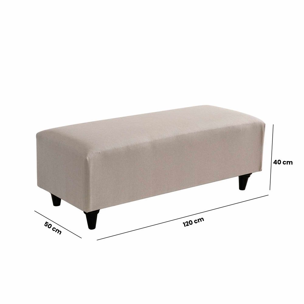 Pouffe Flavia - Bež slika 5
