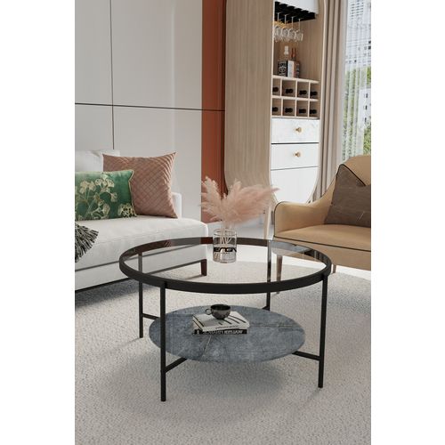 Oslo - Transparent, Marble, Anthracite Transparent
Marble
Anthracite Coffee Table slika 3