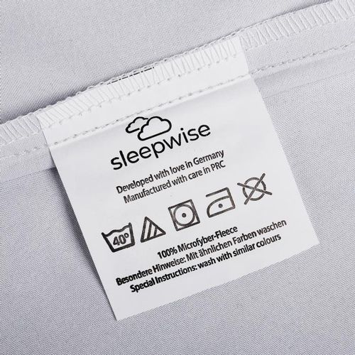 Sleepwise Soft Wonder-Edition posteljina, Bijelo / Svjetlo Siva slika 4