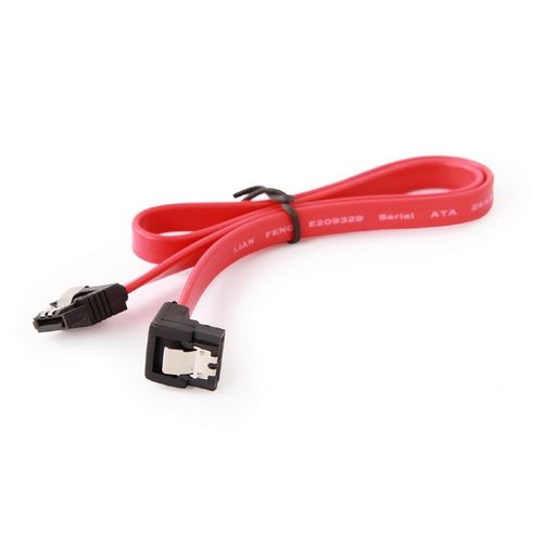 Gembird CC-SATAM-DATA90 SATA III Data Cable, w/ Metal clip, 90 degrees angled connector, 0.5m slika 2