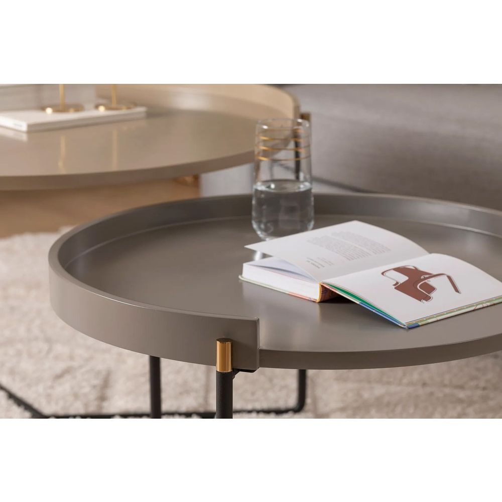 Nesting table Mandy - Bež (2 komada) slika 5