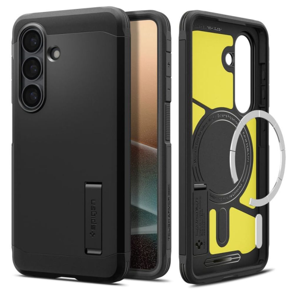 Spigen Tough Armor maska s MagSafeom za Samsung Galaxy S26 crna ACS10738 slika 2