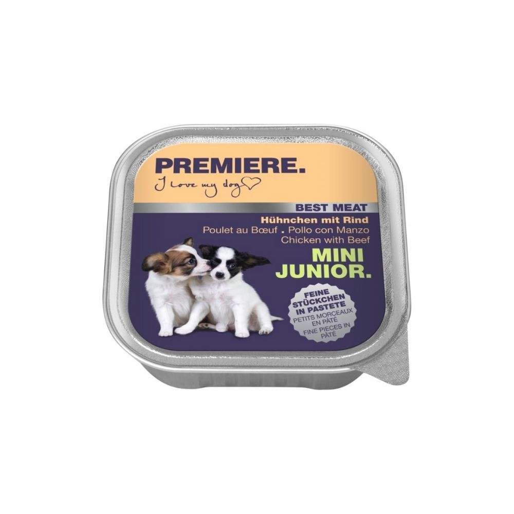 Premiere Best Meat Junior piletina i govedina, 100 g ALU-pak slika 1