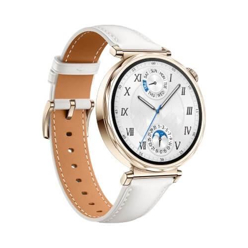 Huawei Watch GT 5 Pametni sat 42mm White Leather Strap slika 2