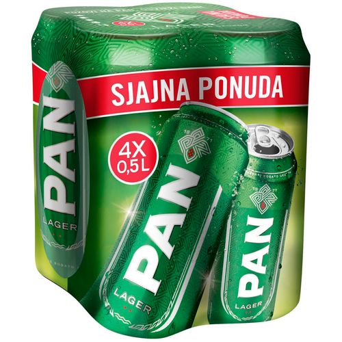 Pan limenka 0,5l, 4-PACK  slika 1