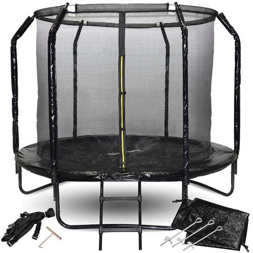 SKYFLYER vrtni trampolin crni - 244 cm slika 1