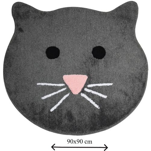 Cat - Anthracite Multicolor Acrylic Bathmat slika 3