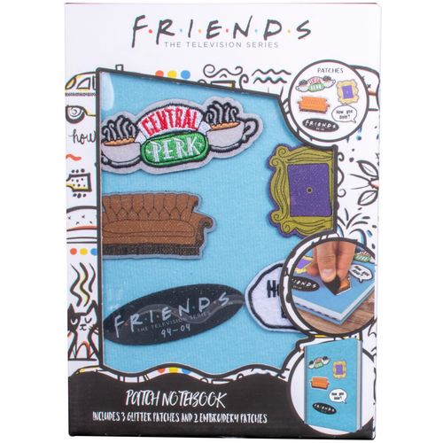 Friends Velcro Notebook with Patches slika 1