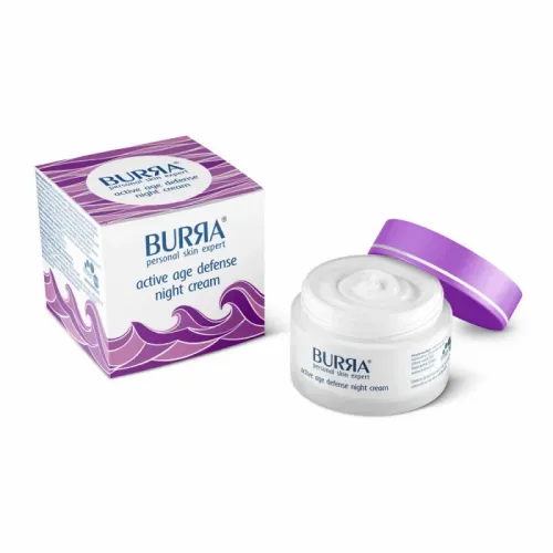 Burra Active age defense noćna krema za aktivnu negu kože, 50ml slika 1