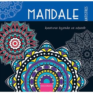 Mandale antistres – kreativna bojanka za odrasle_PLAVA