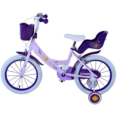 Dječji bicikl Disney Wish 16" s dvije ručne kočnice ljubičasti slika 8