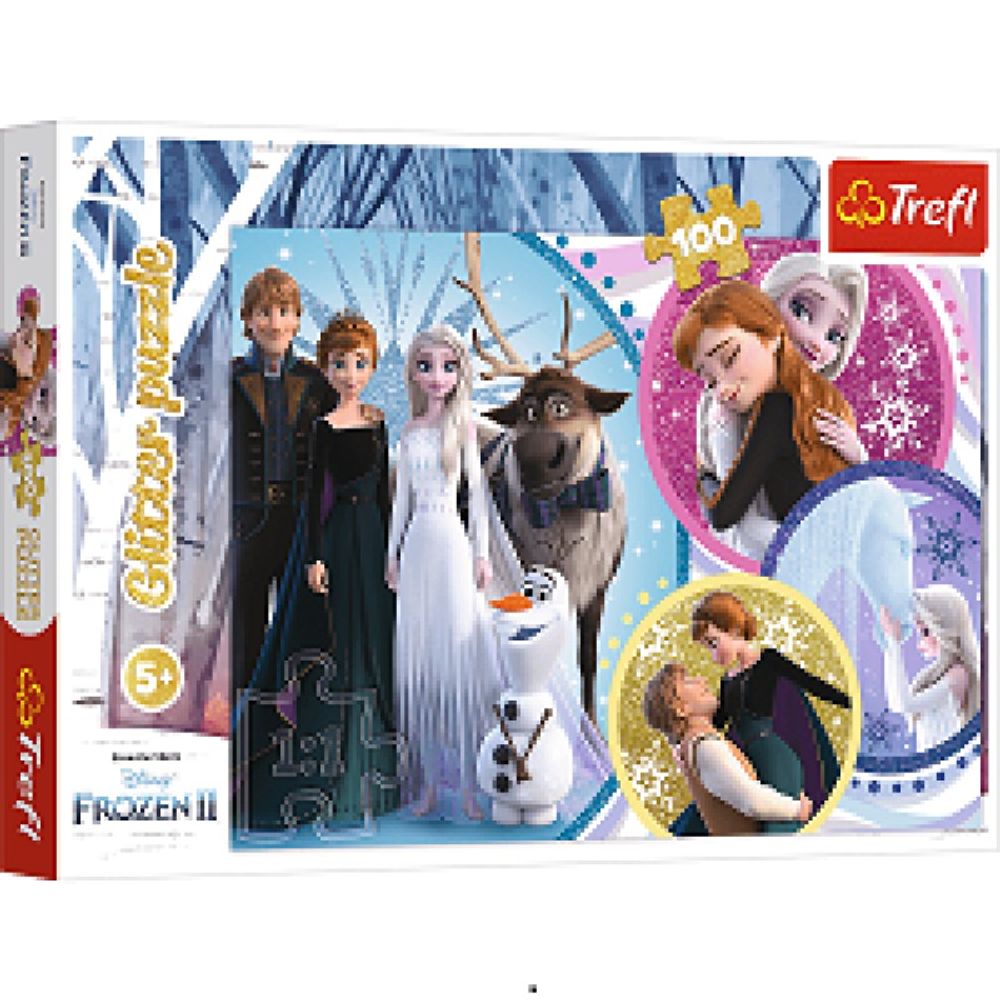 Trefl Puzzle 100 dijelova - glitter  slika 1