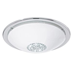 Eglo Giolina plafonjera/1, led, 16w, 1500lm, krom/bijela-kristali 