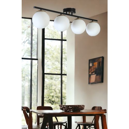 Yeni Can 4 Lü Siyah Beyaz Camlı Avize Black
White Chandelier slika 2