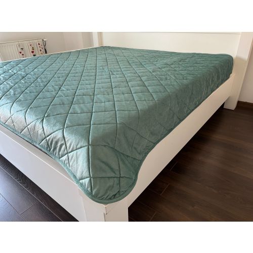 Mekani prekrivač Soft cover Zelena 200x200cm slika 1