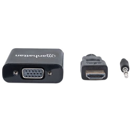 Adapter Manhattan 151559 HDMI/M - VGA/F + Audio slika 3